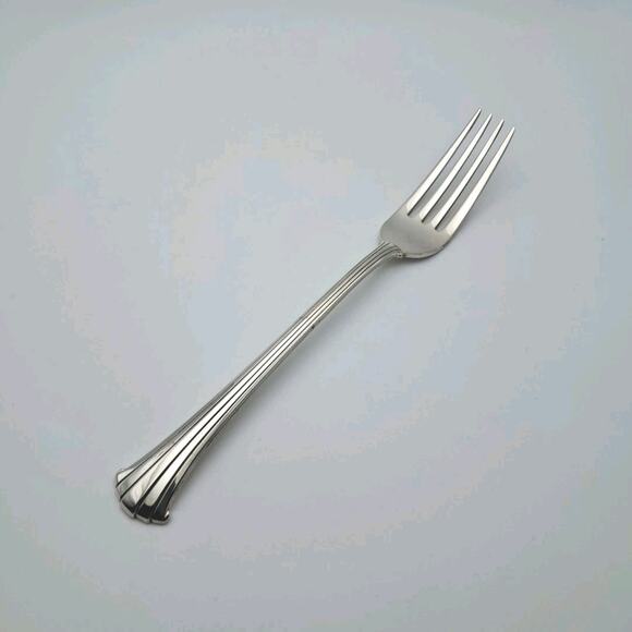 Gorham Newport Scroll Sterling Silver Place Fork 7 1/2" Flatware Unused NOS - Picture 1 of 4